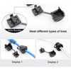 Fielect Round Cable Wire Strain Relief Bush Grommet Round Strain
