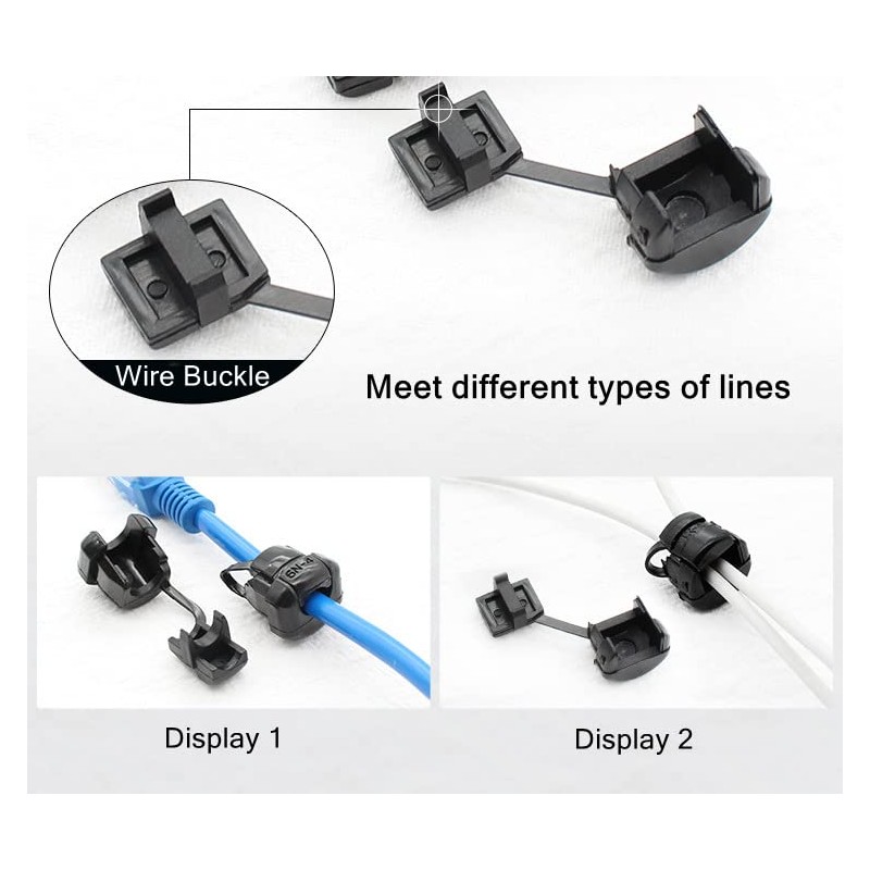 Fielect Round Cable Wire Strain Relief Bush Grommet Round Strain