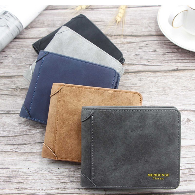 TOEDNNQI Men's Bi-Fold Wallet, Compact, Thin Wallet, Popular, Large Capacity,