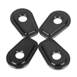 Front Turn Signals Adapter Spacer Extension Mount Plates Compatible with Z400 Z125 Z300 Z650 Z800 Z900 Z1000/R ZX6R ER6 Z900RS CAFE RACER NINJA 125R/400R/400 Versys 650/1000 Vulcan 650 S (Black)