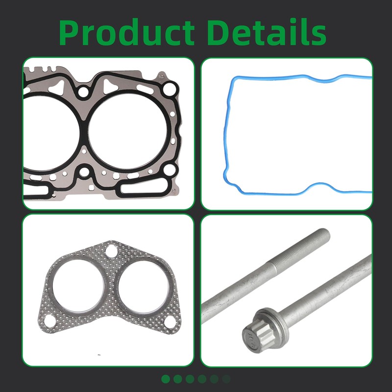 Riyhch Head Gasket with Bolts Set HS26531PT-3 ES72212, 2010-2012 for