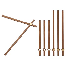 PATIKIL Replacement Clock Hands Kit, 4 Set Wooden Clock Mechanism Movement Wall Clock Hands Parts Replacement for 16 Inch Wall Clock Repair DIY Home Art Decor, E1