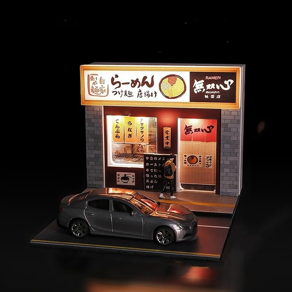 1/64 Scale Miniature Scene Model,Japanese Ramen Shop Scene Building Model