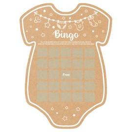 Misaidou Baby Shower Games, Bingo Cards, Set of 30, Baby Shower Decorations, Ice Breaker Game, Ages 18+