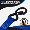 Retractable Ratchet Straps(4PK 1.0INX12FT) - 1,500lb Break Strength, Ratchet Straps