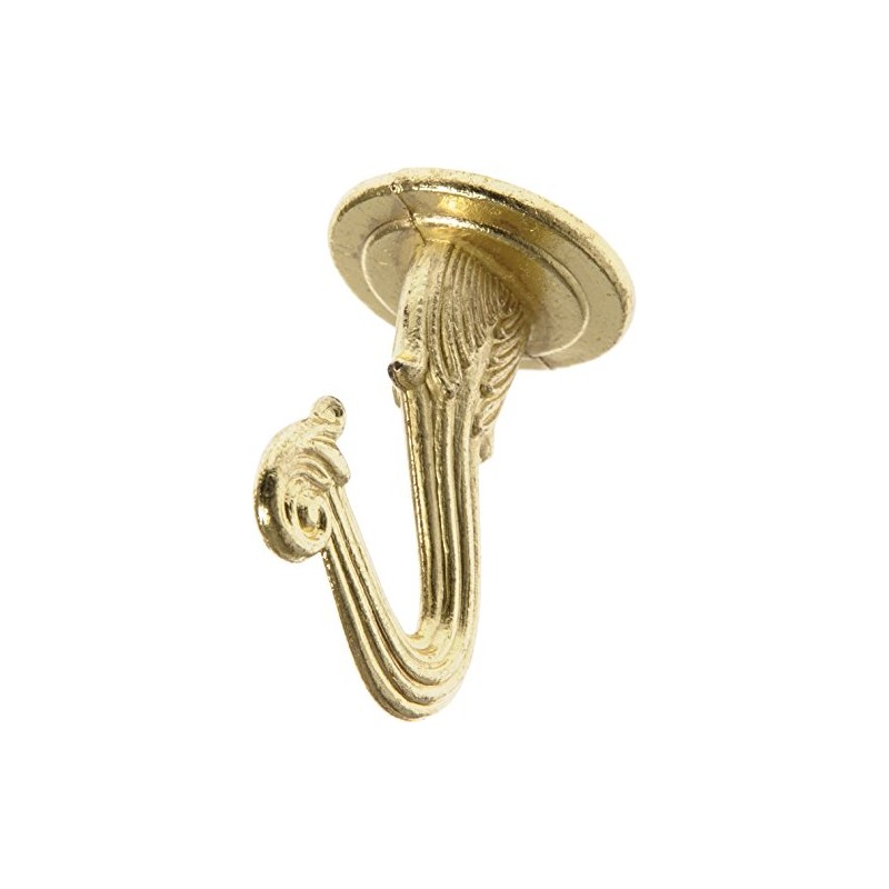 The Hillman Group 122230 Brass Swag Hook
