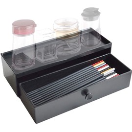 Tables Neatly Clean Chopstick Case [Grip Rubber/Silent Cushion] (1 Piece), Seasoning and Toothpicks, Clean, Hygienic, Commercial Use, Drawer Chopsticks Case