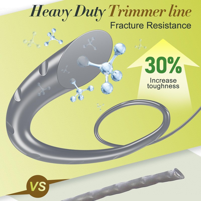 YWTESCH Diameter 1.6 mm - 30 m length trimmer line