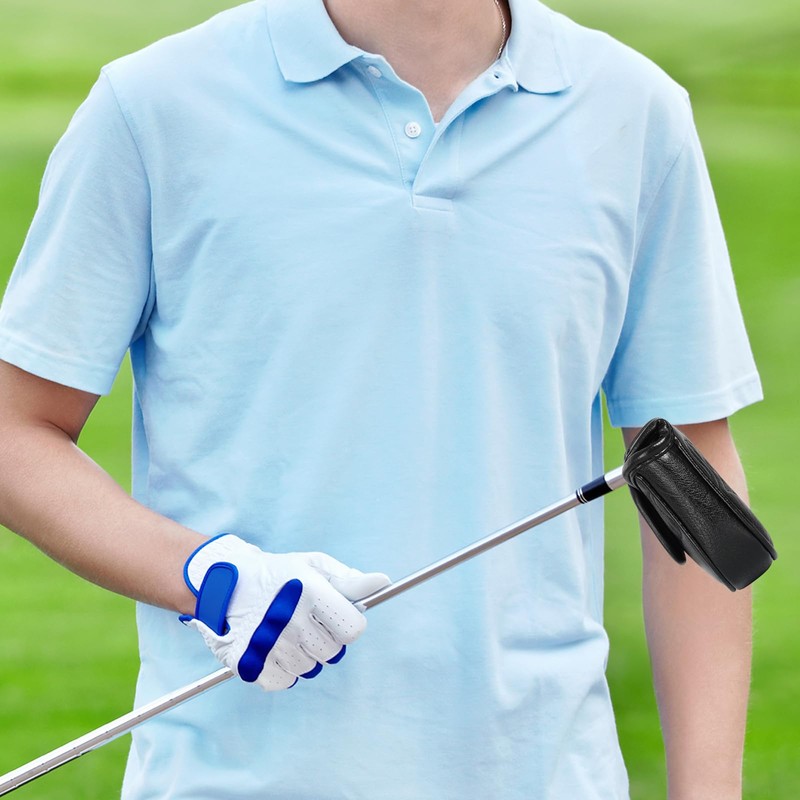 Golf Mallet Square Putter Cover Magnetic Heel-Shaft Headcovers Star Pattern