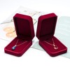 Giftop Classic Velvet Jewelry Gift Box Case for Necklace Pendant