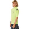 Rip Curl Boys' Brand Wave UPF 50 Short Sleeve Rashguard,