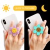 On The Grip Magnetic Luminous Smiley Flower Mobile Phone Grip: