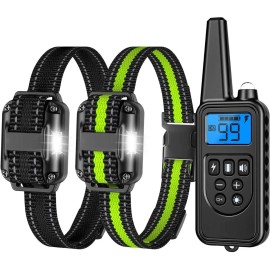 Collar Eléctrico Para Entrenamiento De Perros, 2 Uds.