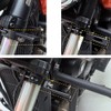 NINGDAKEAI 2 Pieces Motorcycle Headlight Mounts Adjustable Motorcycle Headlight Bracket