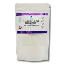 Gluconato De Zinc Bolsa Con 250 G. Sabor Natural                                                                                                      