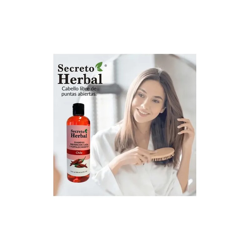 Shampoo Secreto Herbal Anticaída Fortalecimiento Chile 500ml