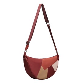 Crescent Bag for Women Men Casual Lightweight Crossbody Shoulder Hobo Small Purse With Wide Adjustable Strap