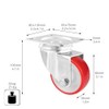 Wagner 04688001 Soft Swivel Castor Diameter 80 mm, Height 105