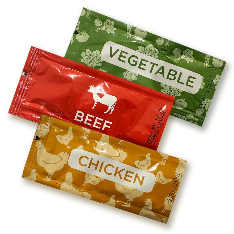 Stapster BEEF BROTH, CHICKEN BROTH, VEGETABLE BROTH Concentrate 9.6 G