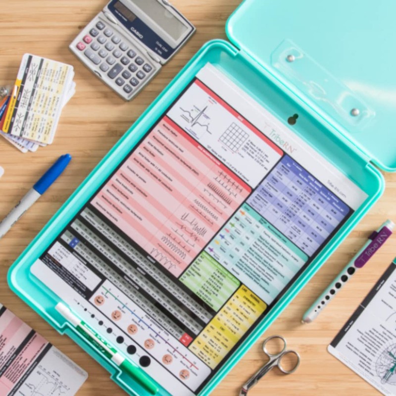 Tribe RN Nursing Clipboard with Storage - Medical Clipboard Nursing