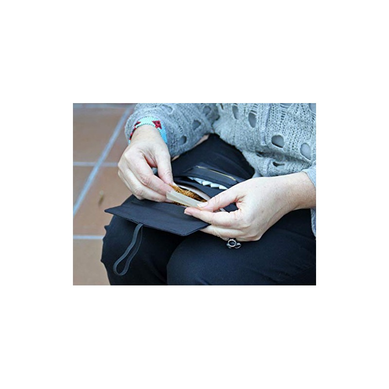 Tabaktasche, Tabakbeutel, Drehertasche aus Stoff f√ºr Herren und Damen, Totenk√∂pfe