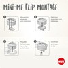 NUK Mini-Me Flip Cup, with Non-Biteable 2-in-1 Drinking Attachment, Leak-Proof,