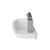 Fine Fixtures Small Wall Mounted Bathroom Sink, Mounting hardware included.