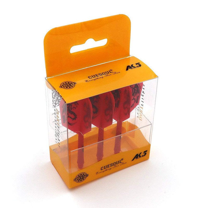 CUESOUL ROST Integrated Dart Shaft and Flights,big wing shape,Set of