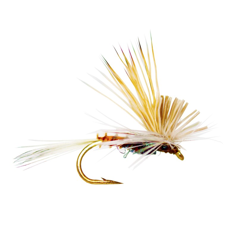 24 para Wulff, Tilt Wing Dun Caddis Mayfly Dry Flies