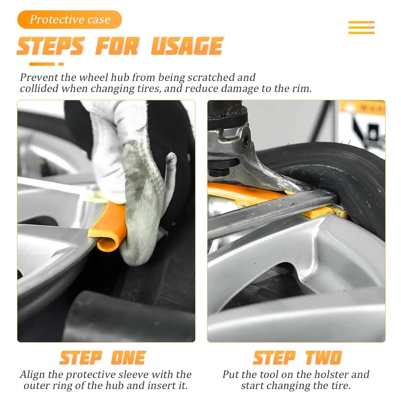AICEL Car Tire Changing Rim Protector, 5 Pcs Wheel Changing