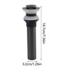 Bathroom Basin Sink Drain Brass Stainless Steel Pop Up Draining