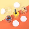 20 Pieces Empty Cream Jars, 40ml Clear Small Plastic Cosmetic