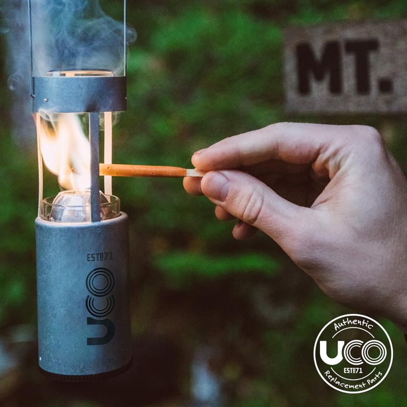 UCO 12-Hour Natural Beeswax, Long-Burning Emergency Candles for Candle Lantern,