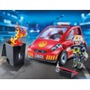 Playmobil 9235 City Action Firefighter with Car,MultiColor