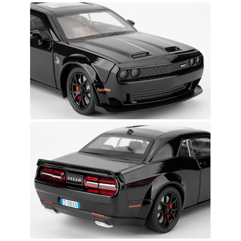 LOVEPOSELY Compatible for 1/24 Dodge Challenger SRT Hellcat Car Model,