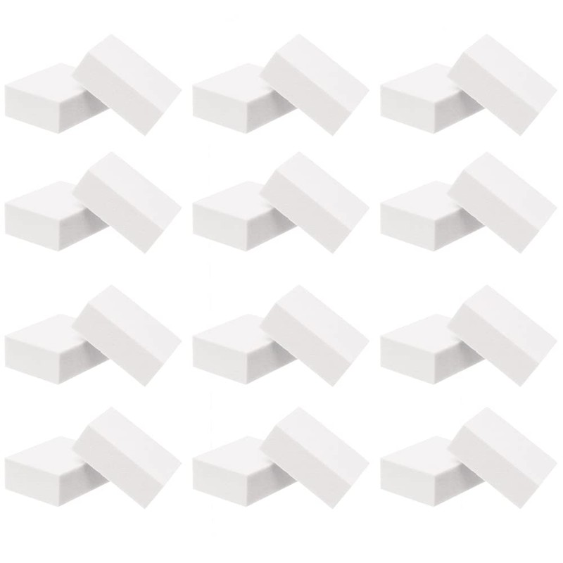 ForPro Professional Collection Mini Buffing Block, White, 240/240 Grit, Double-Sided