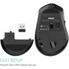 Arteck 2.4G Wireless Mouse with Nano USB Receiver Ergonomic Right