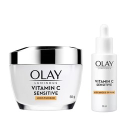 Bundle of Luminous Vitamin C Sensitive Moisturiser 50g and Serum 30ml