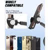 Charchendo Wheelchair & Stroller Phone Holder with Flexible Gooseneck Arm,