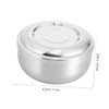 Healeved 2pcs Men's Shaving Soap Bowl with Lid Deep Container