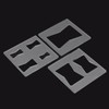 3Pcs 6x6 Inches Butterfly Key Inlay Template Router and Decorative