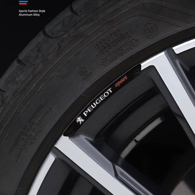 Rim Sticker Wheel Hide Scratch Cool Universal Black