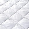Quilted Waterproof Mattress Protector Single Hypoallergenic and Noiseless Fitted Sheet