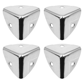 Pack of 4 ZONADAH Corner Protector Metal Box Corner Guards Decorative Box Corner Bracket Antique Bronze Guards Cover for Tables Chests Suitcase Jewelry Box 2.2X2.2CM Metal Corner Protector