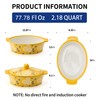 Jemirry Ceramic Casserole Dish With Lid, Casserole Dishes for Oven,