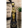 Classical Egyptian Golden Goddess Iset Isis Ra Nursing Horus Baby