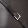 Rename Men's Shoulder Bag, Front Buckle, Faux Leather, Crossbody, charcoal