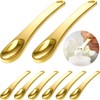 8 Pieces Skincare Spatula Metal Cosmetic Spatulas Makeup Applicator Mini