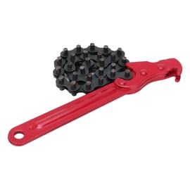 BOROCO Oil Filter Wrench, Heavy Duty Ratcheting Chain Wrench, Adjustable Chain Oil Filter Wrench, Grip Filters Spanner Pliers, Oil Filter Removal Tool