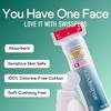 Swisspers Premium Exfoliating Cotton Rounds – 80 Count (Pack of